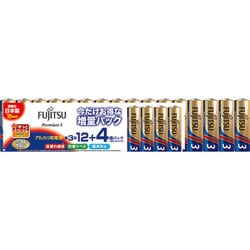 アルカリ乾電池 Premium S 単3形 12＋4本パック 増量パック LR6PS(12S+4)