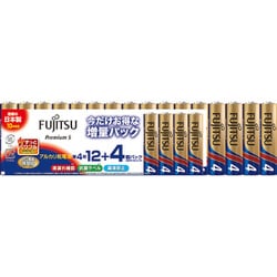 アルカリ乾電池 Premium S 単4形 12＋4本パック LR03PS(12S+4)
