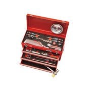 SK36721X [67点組 自動車整備 スタンダード ラチェットコンビネーションレンチ採用工具セット レッド]