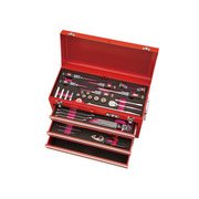 51点組 自動車整備 スタンダード ラチェットコンビネーションレンチ採用工具セット レッド SK35121X