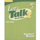 Let's Talk 2nd Edition Level 2： Teacher's Manual with CD [洋書ELT]