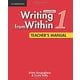 Writing from Within 2nd Edition Level 1 Teacher's Manual [洋書ELT]