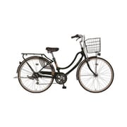 シティサイクル フロートミックス266-C 26インチ 外装6段 BAA 暗くなったら自動点灯ライト ダークグリーン MK-21-039