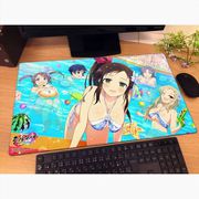 シノビマスター 閃乱カグラ NEW LINK ラバーマット 死塾月閃女学館/水着 [キャラクターグッズ]