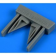 QIC32264 F-4E/F/G ・ RF-4E ファントムII 垂直尾翼空気取入口 2個入り レベル用 [1/32スケール レジン製ディティールアップパーツ]