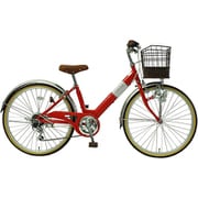 子ども用自転車 24インチ レッド TOPONE NV246-レッド