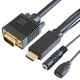 GP-HDV15K-10 [HDMI→VGAケーブル 1m（径3.5・microBポート） ブラック]