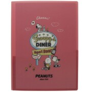 キャラクターグッズ S2106957 PEANUTS 限定 AMERICANデザイン ドキュメントファイル 6ポケット レッド