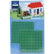 PLUS PLUS（プラスプラス） アクセサリー ベーシックプレート 緑＋緑 [知育ブロック]
