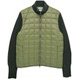 ハイネックWジップニットスリーブダウンジャケット TAION-102SN OLIVE Lサイズ [アウトドア ダウン メンズ]