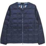 クルーネックWジップ インナーダウンジャケット TAION-105 NAVY XLサイズ [アウトドア ダウン メンズ]