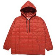 オーバーサイズダウンパーカー TAION-106OS BRICK RED Sサイズ [アウトドア ダウン ユニセックス]