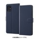 Galaxy A51 5G 用 耐衝撃 手帳型ケース シンプル マグネット ダークネイビー RT-GA51ELC1/DN