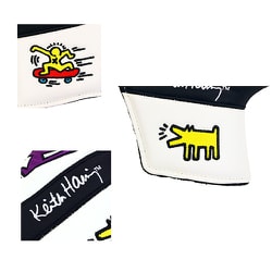 Keith Haring キャディバッグ ホワイト　パターカバーおまけ Keith Haring キャディバッグ ホワイト パターカバーおまけ