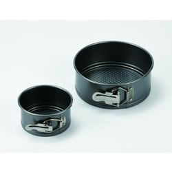 ベイクメイド シリコーン加工 デコレーションケーキ焼型 底取れ式 2点セット D-6585