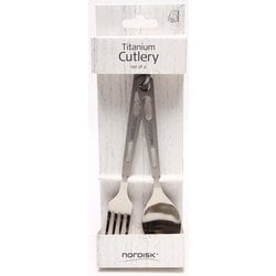 NORDISK　ノルディスク カトラリー チタン 119020 楽天市場】ノルディスク（Nordisk） カトラリー2点セット 119020