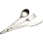 Titanium Cutlery Set of 3 119021 [アウトドア カトラリー]