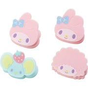 サンリオキャラクターズ ミニクリップ 4Pセット マイメロディ [キャラクターグッズ]