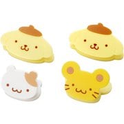 サンリオキャラクターズ ミニクリップ 4Pセット ポムポムプリン [キャラクターグッズ]