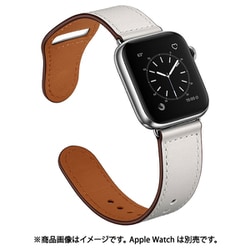 PGWPBLW6L-WH [Apple Watch 42mm/44mm 用 ピンバックルレザー ホワイト]