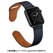 PGWPBLW6S-NV [Apple Watch 38mm/40mm 用 ピンバックルレザー ネイビー]