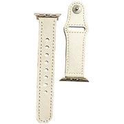 PHDPBLW6S-WHR [Apple Watch 38mm/40mm 用 ピンバックルレザー Lite ふつうサイズ ホワイト・ローズ]