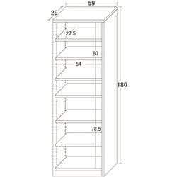 ヨドバシ.com - クロシオ 40227 [強化棚シェルフ60-180] 通販【全品