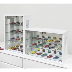コレクションケース　横型　ホワイト ヨドバシ.com - クロシオ 27054 [卓上コレクションケース横型