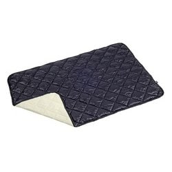 CSファイバーダウンブランケット120×75cm ブランケット ブラック×アイボリー UM-1554