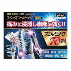 ヨドバシ Com 大石膏盛堂 ユーシップフェルビナク 24枚 第2類医薬品 プラスター テープ剤 通販 全品無料配達