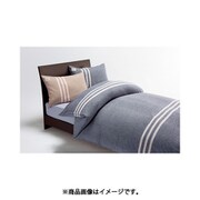 先染めビエラ掛けふとんカバー ダブルロングサイズ(190×210cm)ブラウン PI20150607