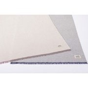 ひざ掛け(カシミヤ混) (70×140cm(房込み))ブルー FQ70102038