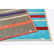 アクリルニューマイヤー毛布（毛羽部分） シングルサイズ （140×200cm）ブルー FQ00100021