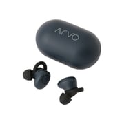 Bluetooth Ver5.0 インジゲーター付 TrueWireless ステレオイヤホンマイク ブルー QB-082BBL