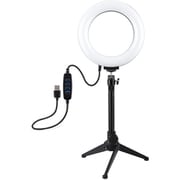 撮影用リングLEDライト/外径160mm・ミニ三脚付 FPUL-3032R
