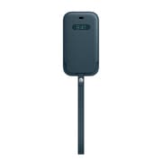MHMQ3FE/A [MagSafe対応 iPhone 12 mini 用 レザースリーブ バルティックブルー]