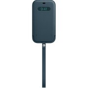 MHYH3FE/A [MagSafe対応 iPhone 12 Pro Max 用 レザースリーブ バルティックブルー]