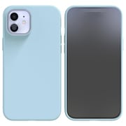 iP-12MI-SB-01 [iPhone 12 mini 用 HANS シリコンケース スカイブルー]