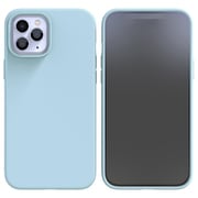 iP-12/12PRO-SB-01 [iPhone 12 /iPhone 12 Pro 用 HANS シリコンケース スカイブルー]