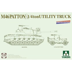 直営店に限定 タコム - ヨドバシ.com TKO2117X 1/4 ＆ パットン M46 米陸軍 プラモデル
