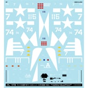 A-72173 アメリカ海軍 F6F-5 ヘルキャット 太平洋戦線 1945 [1/72スケール デカール]