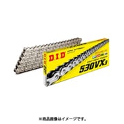 カシメ SILVER(シルバー) バイク用チェーン 530VX3 100ZB