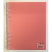 システム手帳リフィル 保管用バインダー 6穴 A5サイズ ピンク 59965-04CRF-6H