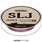 SLJ マックスパワーPE X8 200m 0.4号 10m×5色のマーキングライン