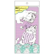 マスクケース UTM011 除菌ウエットティッシュつきマスクケース ネコたちのお昼寝