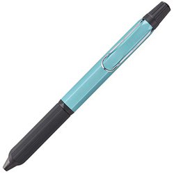 油性ボールペン JETSTREAM EDGE（ジェットストリーム エッジ） 0.28mm ノック式 超極細 ポイントチップ搭載 インク色：3色（黒・赤・青） 本体色：ツートンターコイズ SXE3250328T71