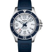 ブライトリング メンズ ブルーラバー スーパーオーシャン 42mm WH 並行輸入品 2年保証 A17366D81A1S1