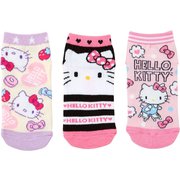 サンリオキャラクターズ キッズ スニーカーソックス 3足セット 16-18cm ハローキティ [キャラクターグッズ]