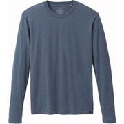 プラナロングスリーブT prAna Long Sleeve T-Shirt M81469 479_Denim Heather Lサイズ [アウトドア カットソー メンズ]