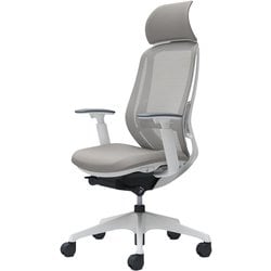 オカムラ　シルフィー　ライトグレー C681XW FMR3|オカムラ シルフィー ローバック メッシュ 白ボディ